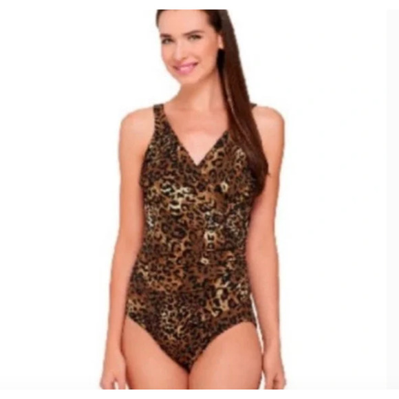 leopard print miraclesuit